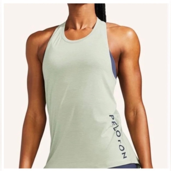 Peloton purpose twist bank tank green size M - Picture 2 of 10